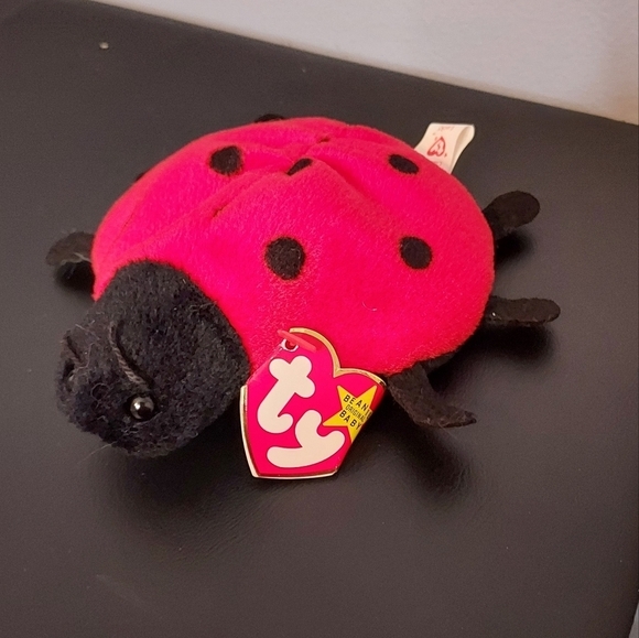 TY Lucky Beanie Baby The Ladybug - Picture 2 of 6